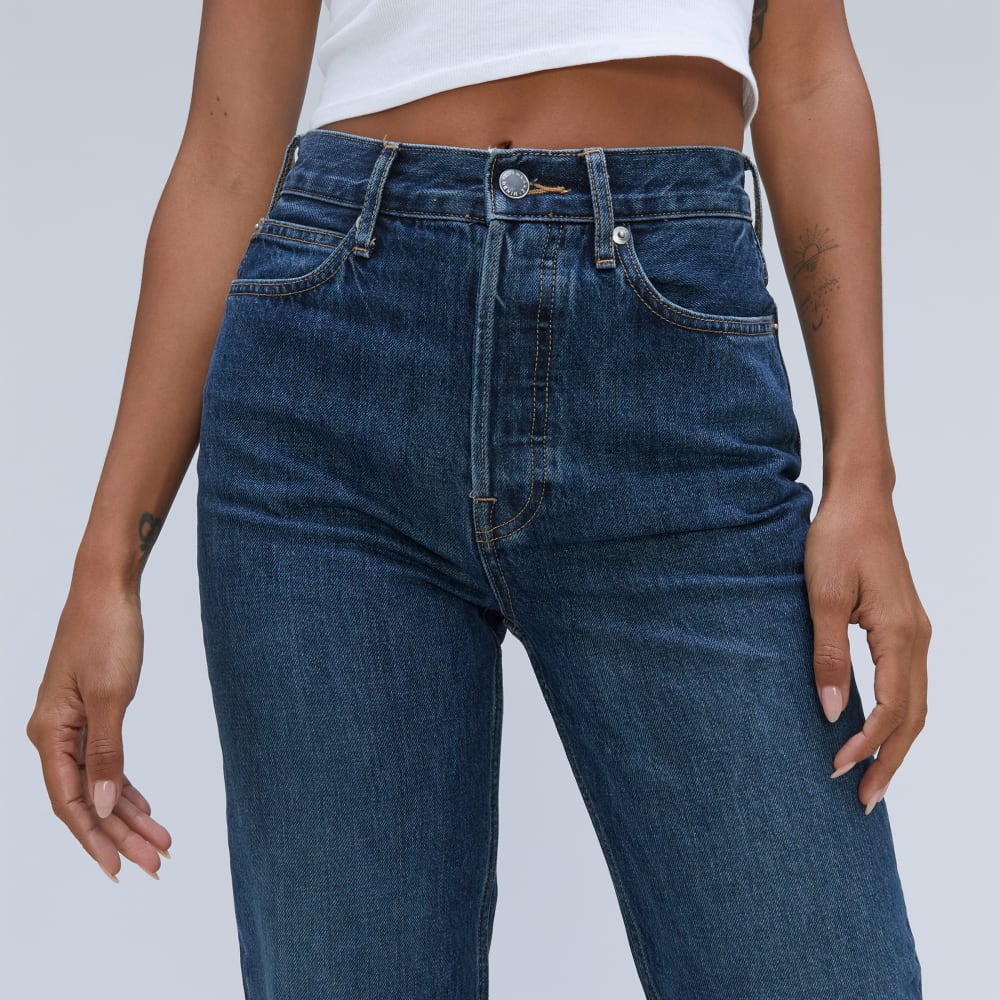 The Rigid Way-High® Jean in Rich Indigo — detail view