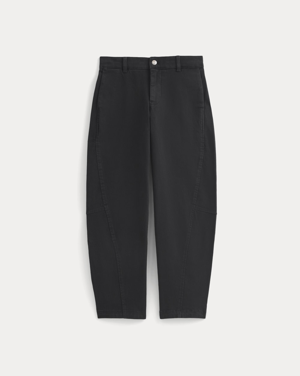 Twisted Seam Barrel Pant in Black — alternate view