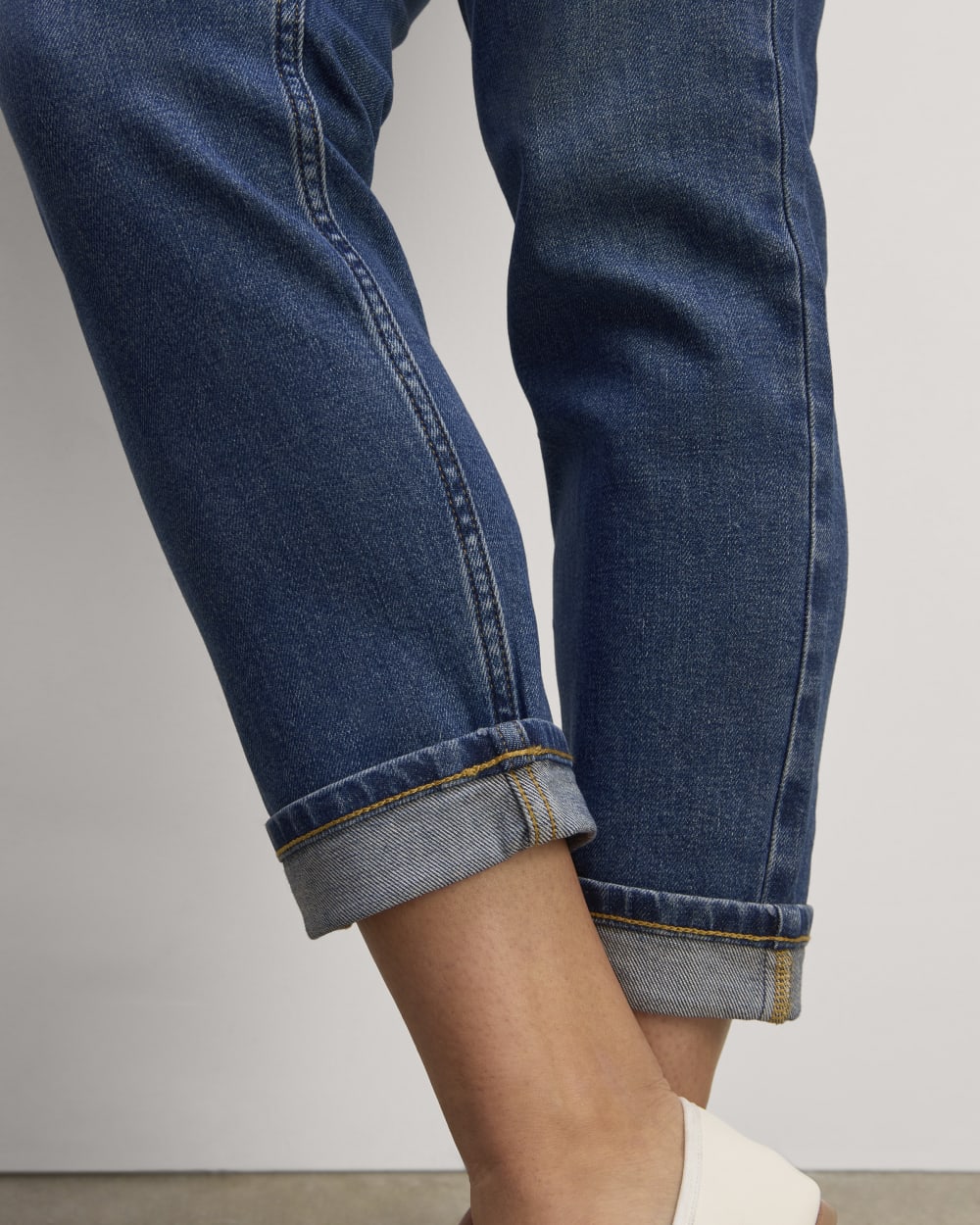 The Super-Soft Relaxed Jean in Whisper Blue — detail view