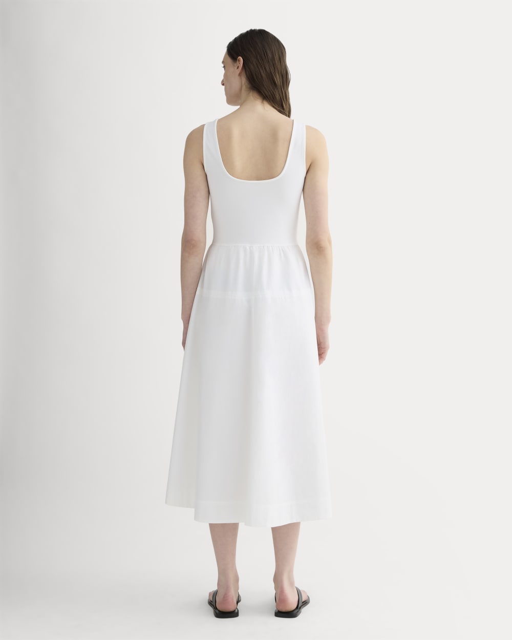 The Form Riviera Dress in White — detail view