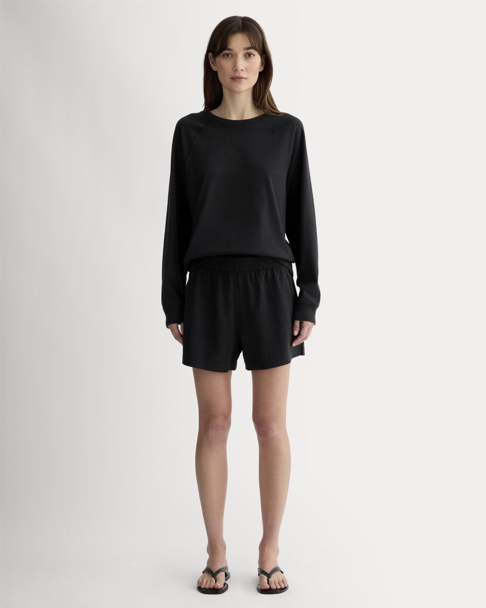 The Off-Duty Short in Black — front view