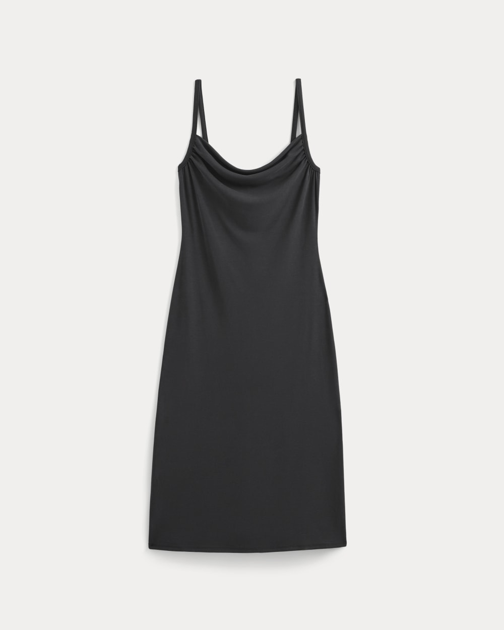 The Tank Midi Dress in Butterknit in Black — alternate view