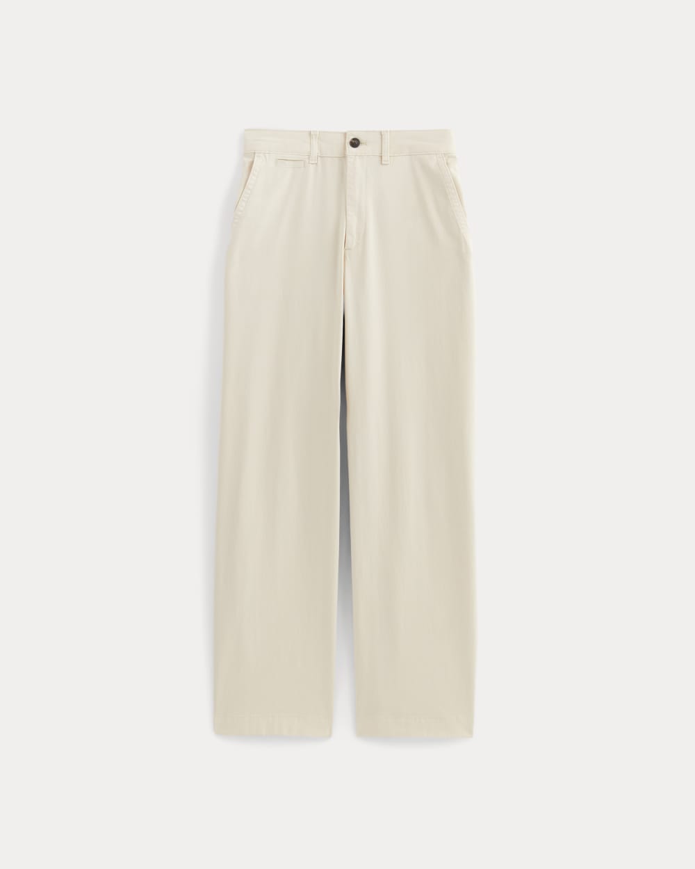 The Wide-Leg Chino in Birch — alternate view