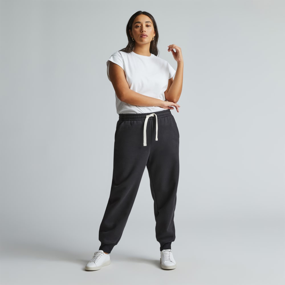 The ReTrack Jogger in Black — front view