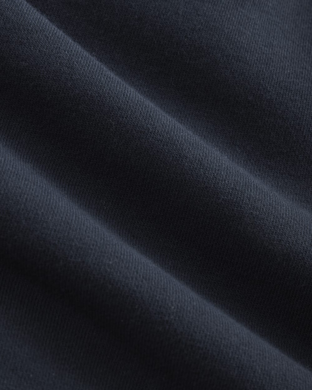 The Off Duty French Terry Short in Navy — detail view