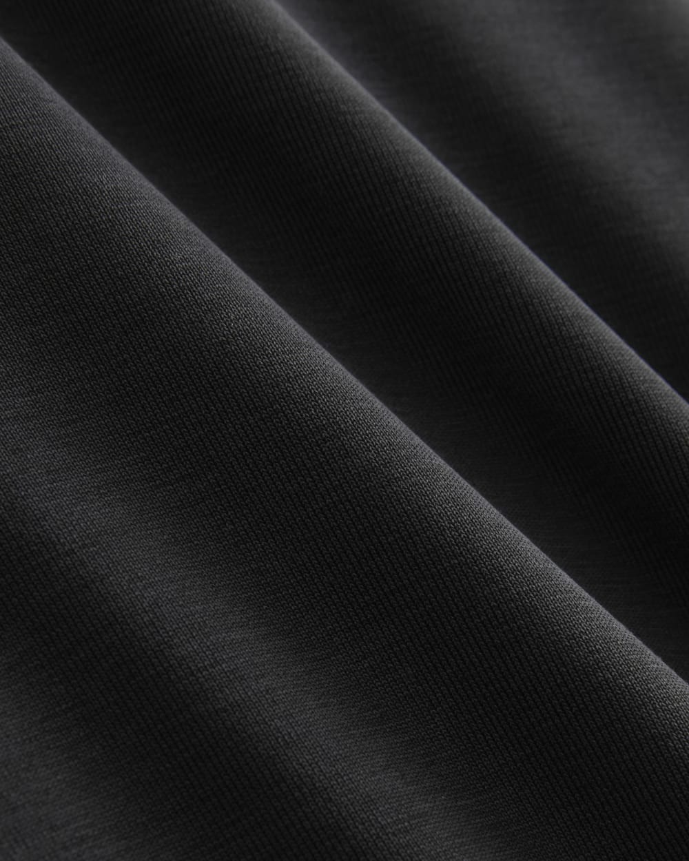 Midi Tee Dress in Butterknit in Black — detail view