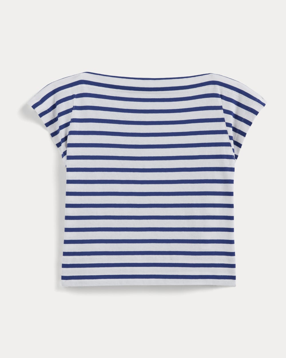 The Oversized Muscle Tee in Bone / Mazarine Blue — alternate view