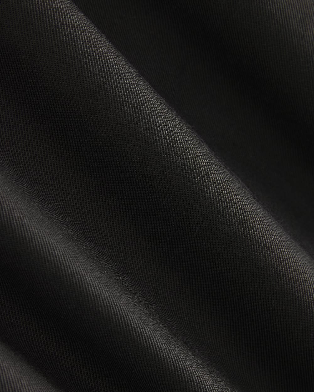 Wide-Leg Trouser in Buttersmooth in Black — detail view