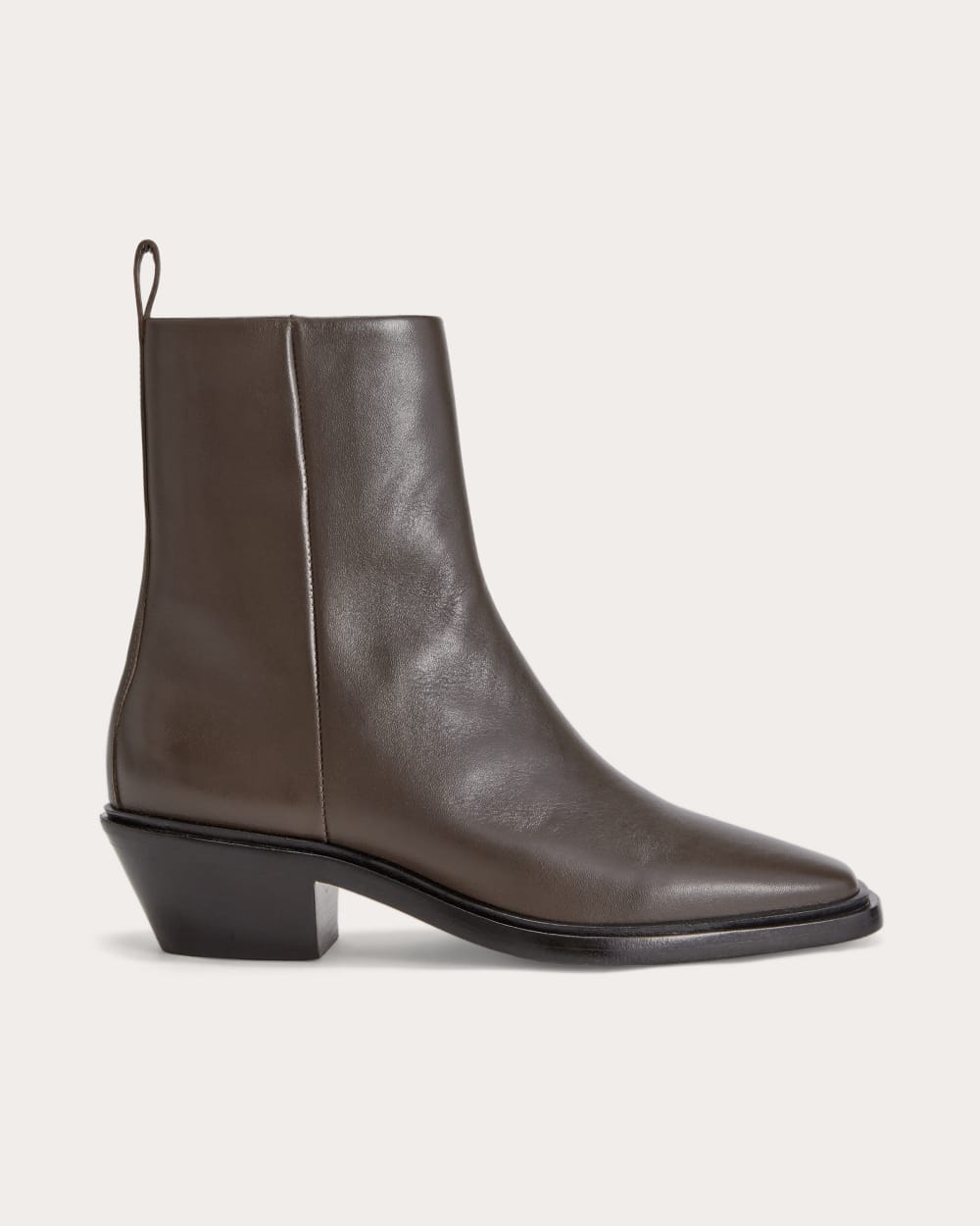 The Havana Boot in Deep Brown — front view