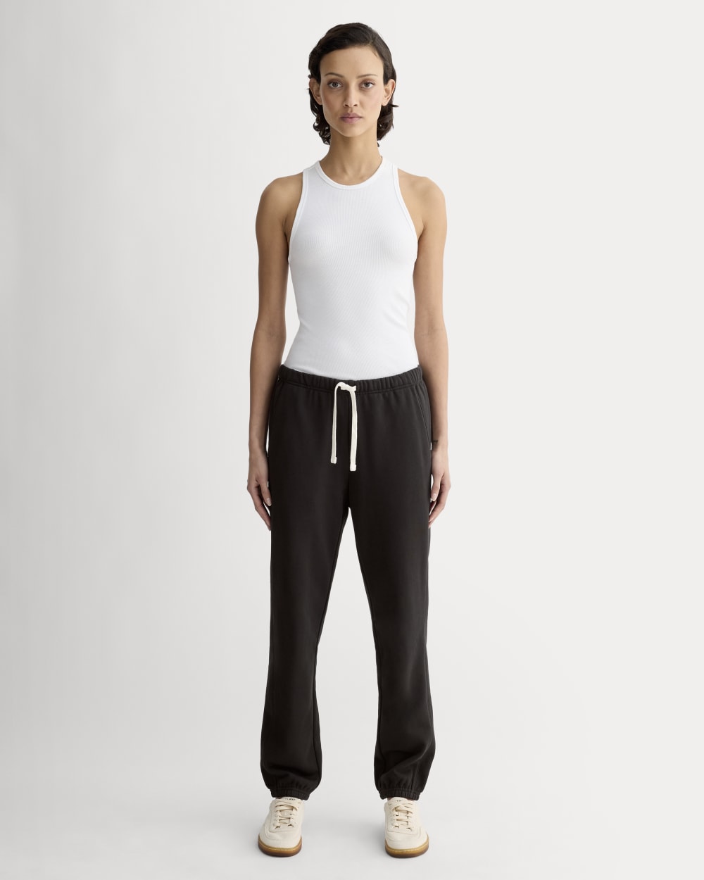 The Off-Duty Jogger in Black — front view