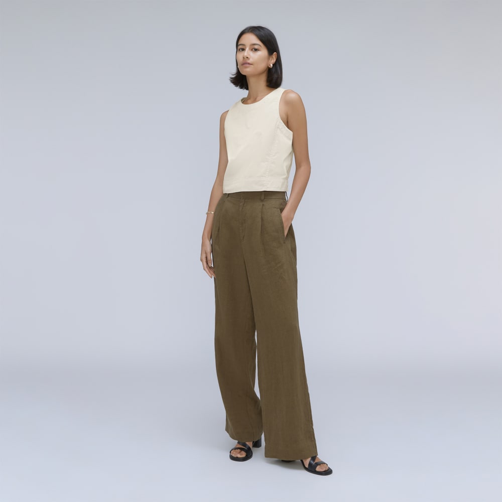 The Easy Shell Top in Canvas — detail view