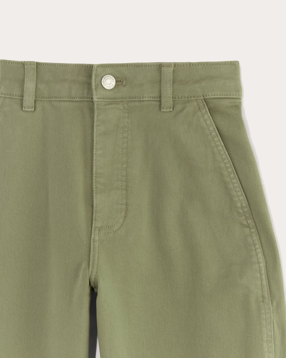The Utility Barrel Pant in Sagebrush — detail view