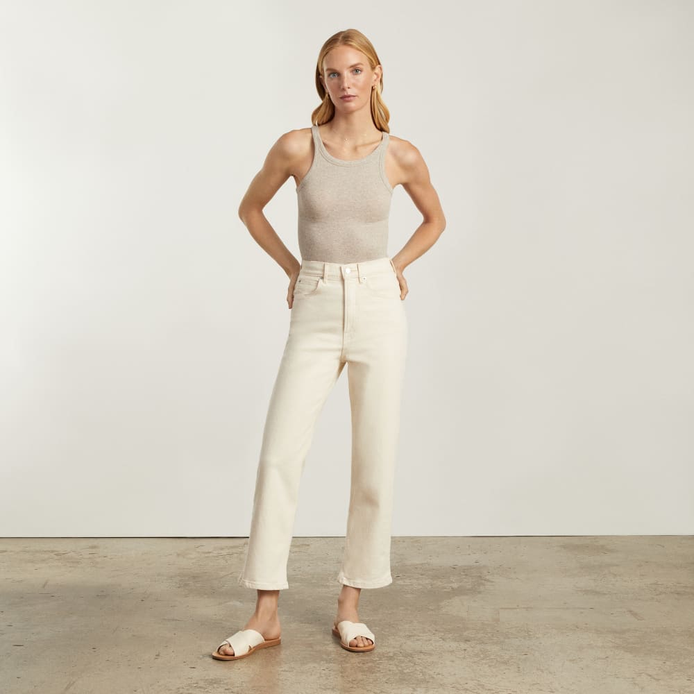 The Way-High® Jean in Ecru — front view