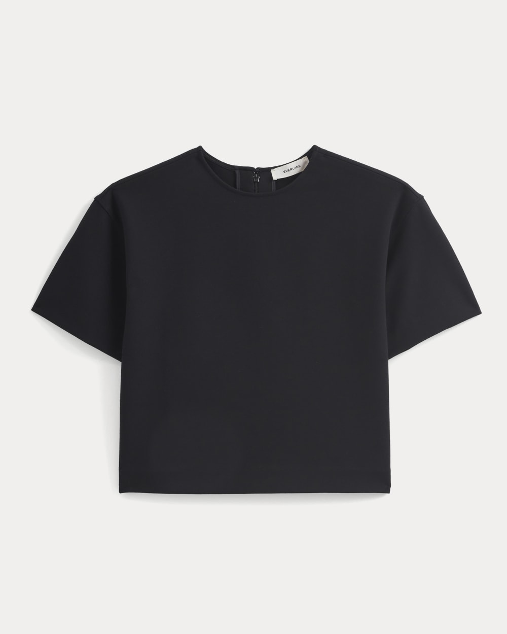 Ponte Oversized Tee in Black — alternate view