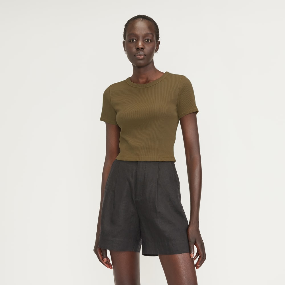 The ’90s Rib Tee in Beech — front view