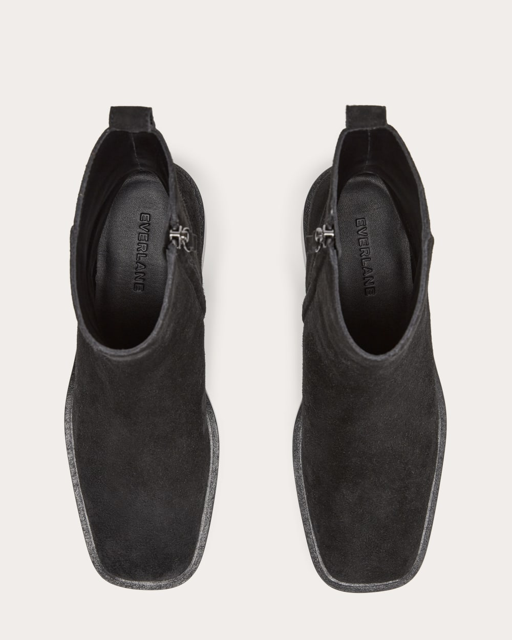 The City Boot in Black Suede — detail view