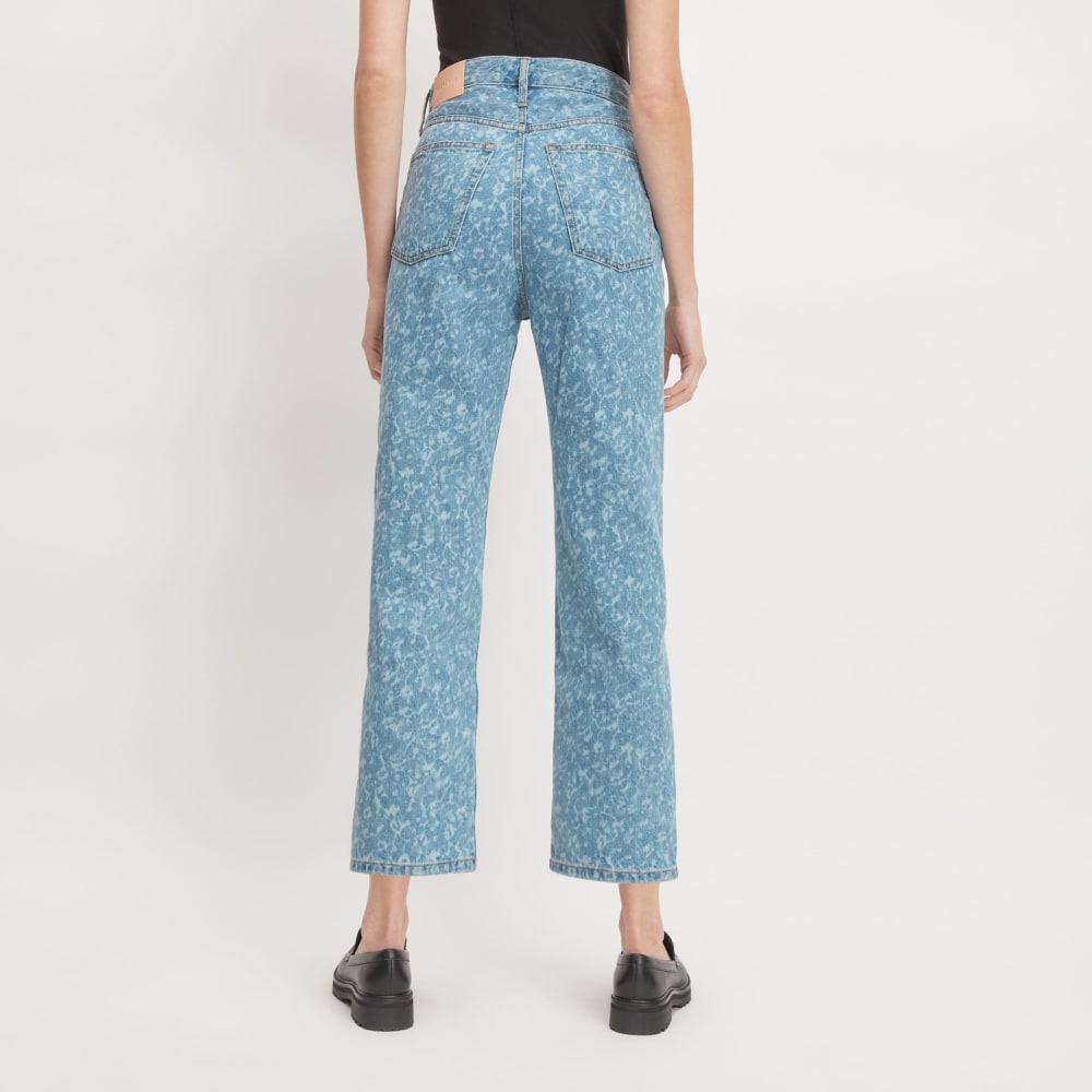 The Rigid Way-High® Jean in Light Painterly Strokes — detail view