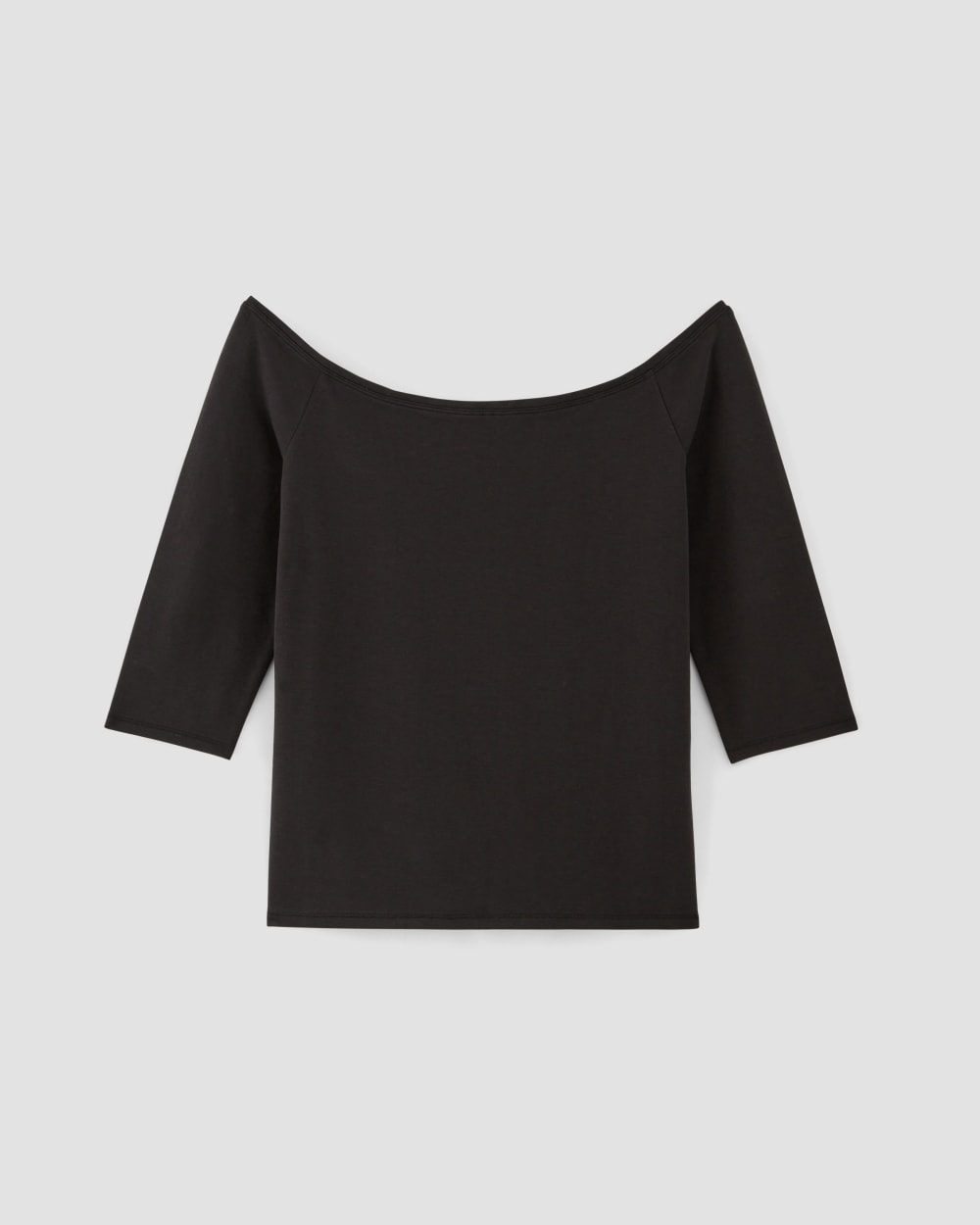 The Form Off-Shoulder Top in Black — alternate view