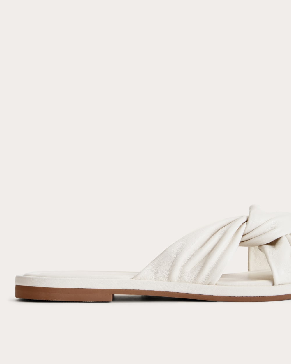 The Day Twist Sandal in Canvas — detail view