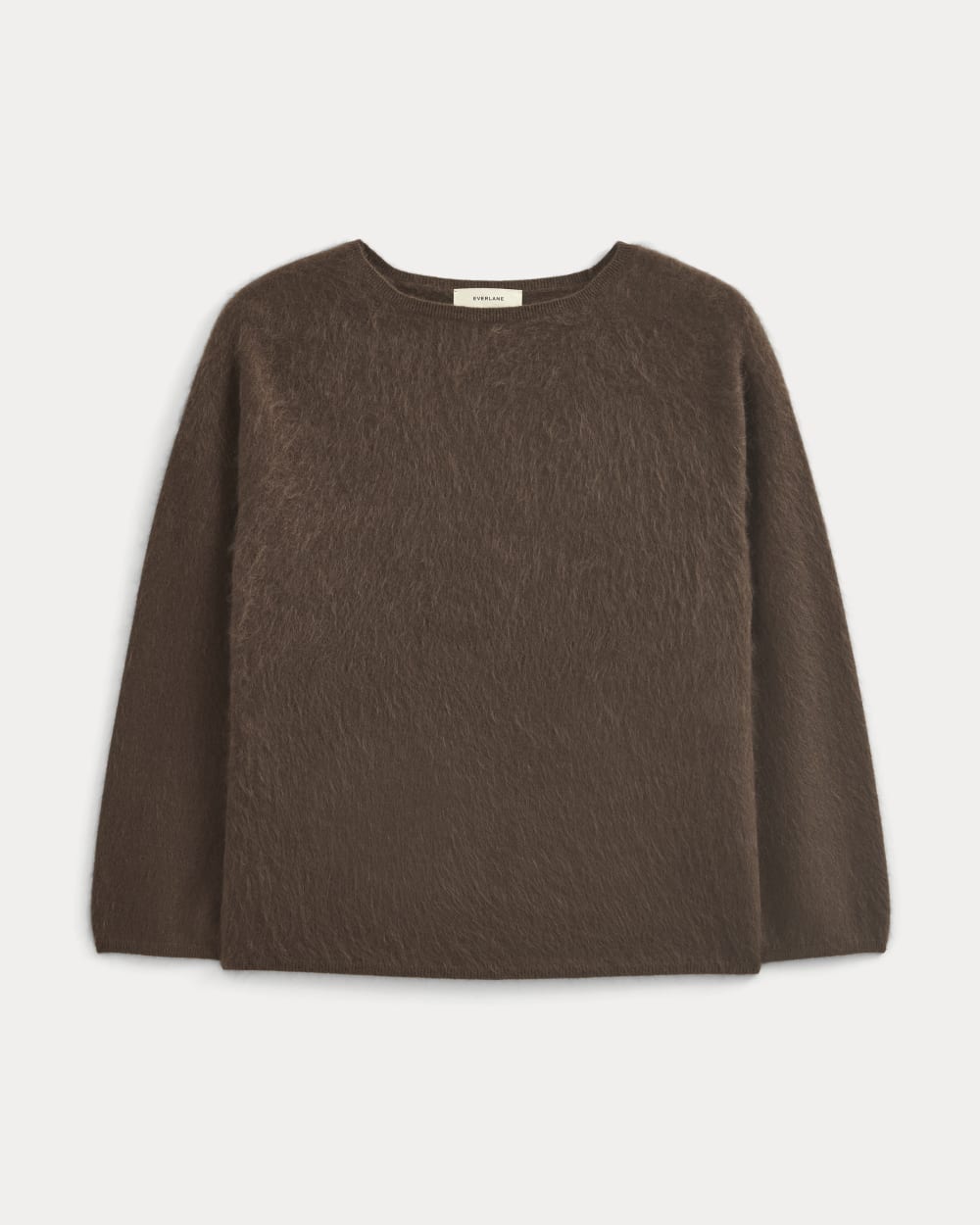 Lush Cashmere Boatneck Sweater in Raven — alternate view