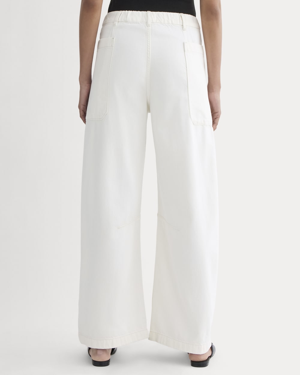 The Gardener Pull-On Jean in Bone — detail view