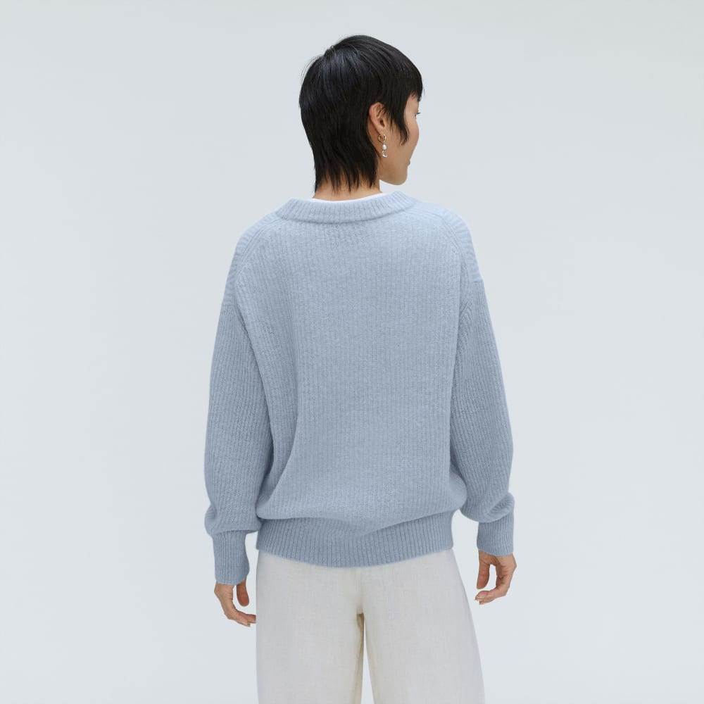 The Cocoon Crew in Alpaca in Mist — detail view