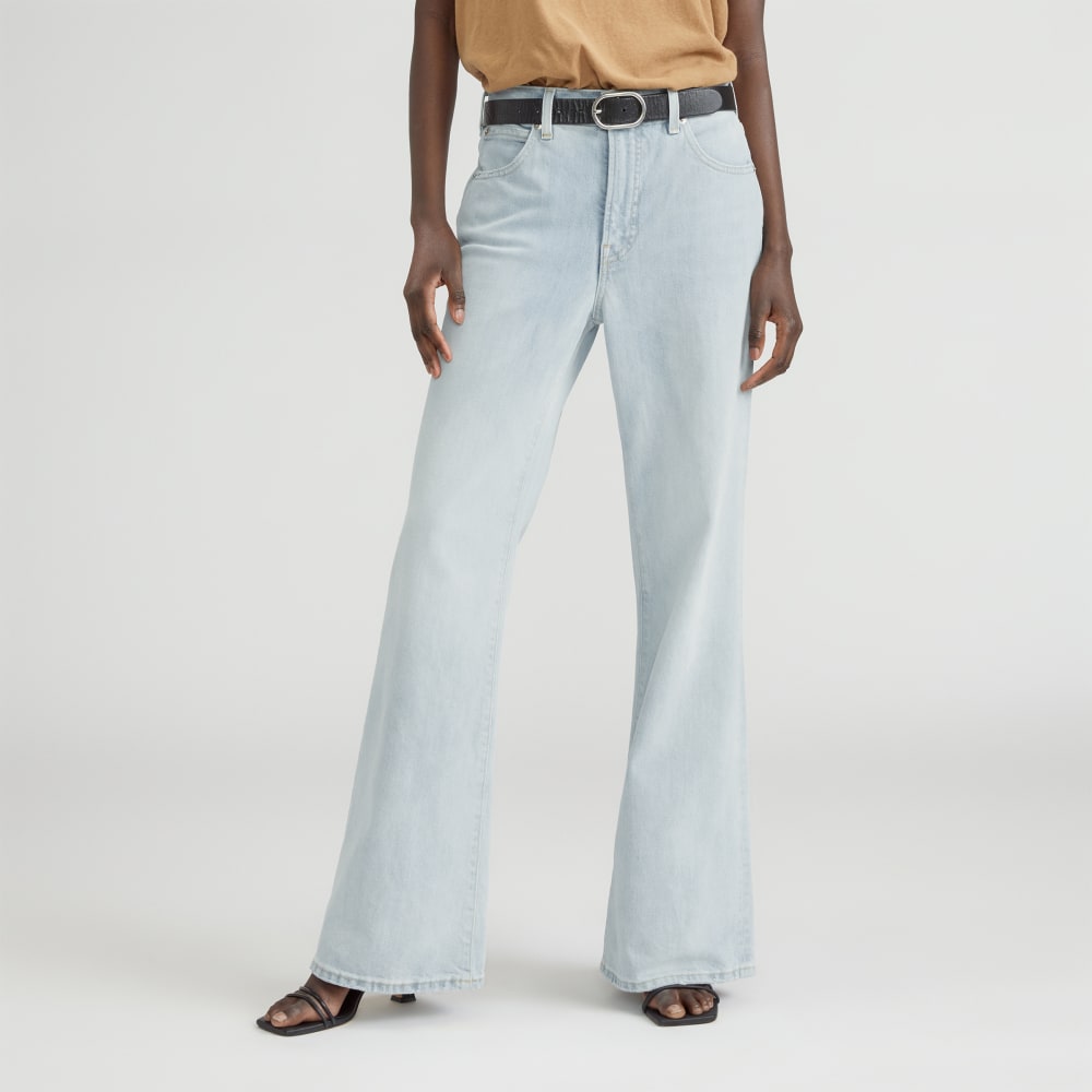 The High-Rise Flare Jean in Fog — detail view