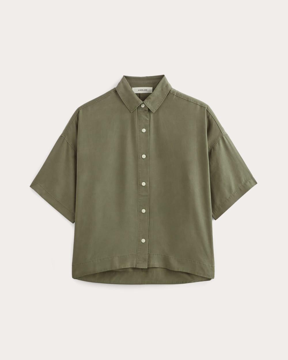 The Short-Sleeve Square Shirt in Butterlite in Kalamata — alternate view