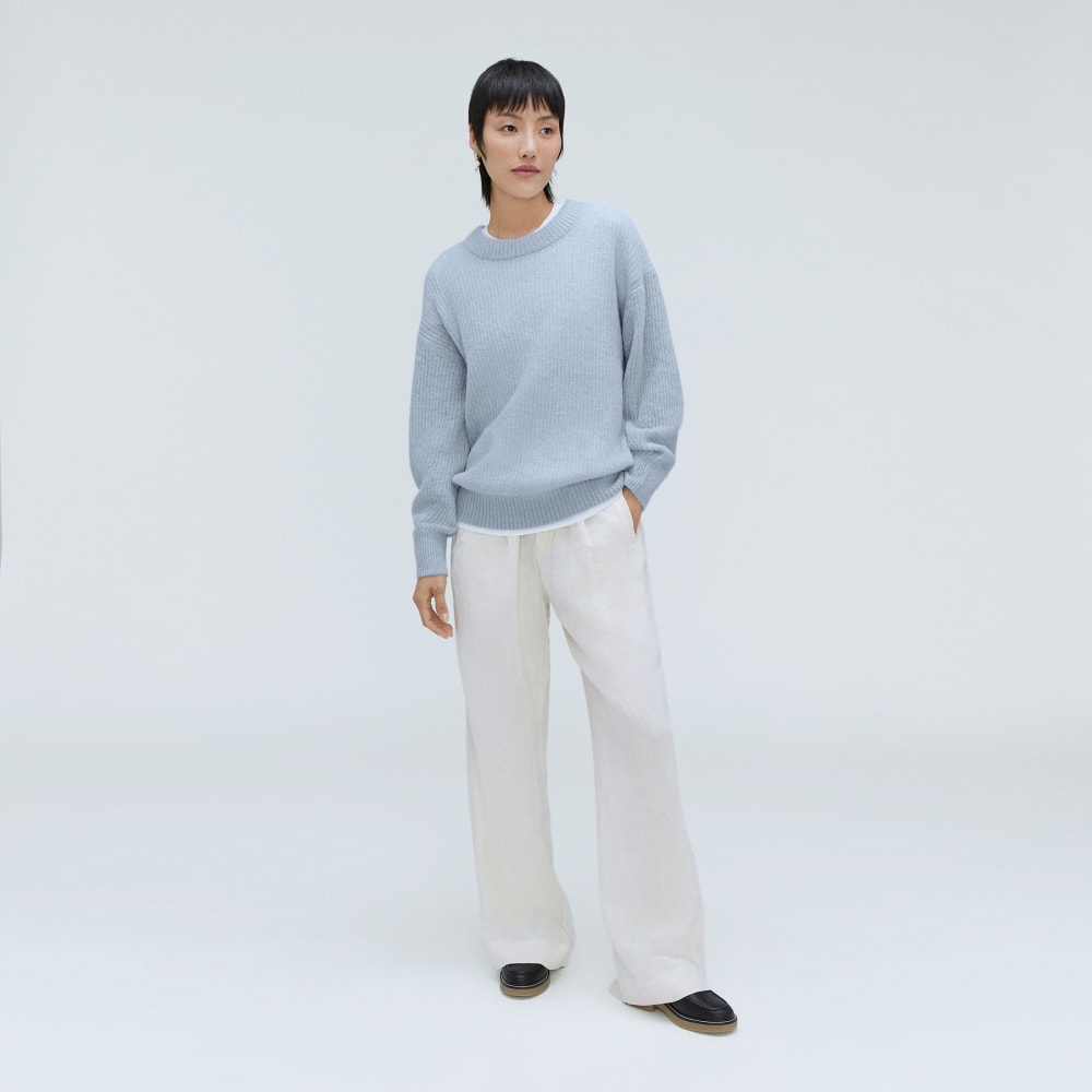 The Cocoon Crew in Alpaca in Mist — detail view