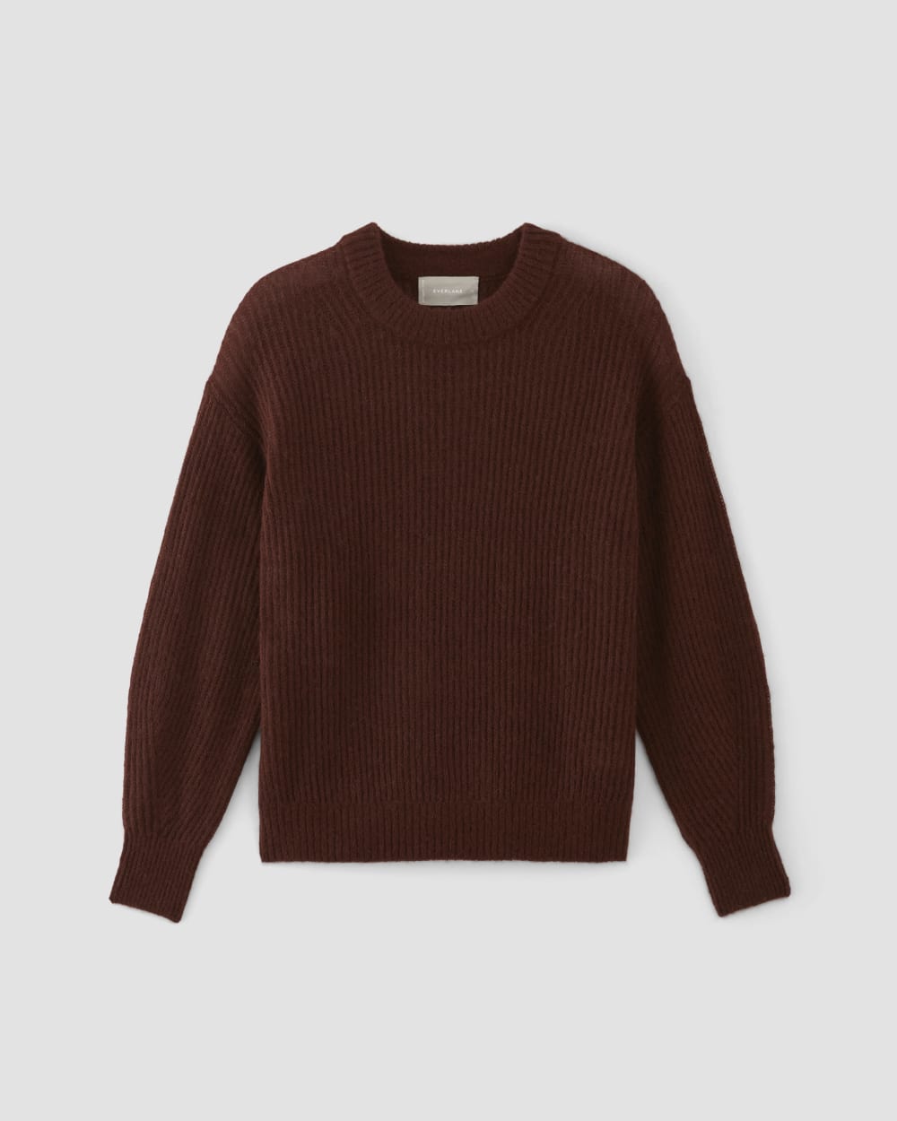The Cocoon Crew in Alpaca in Burgundy — alternate view