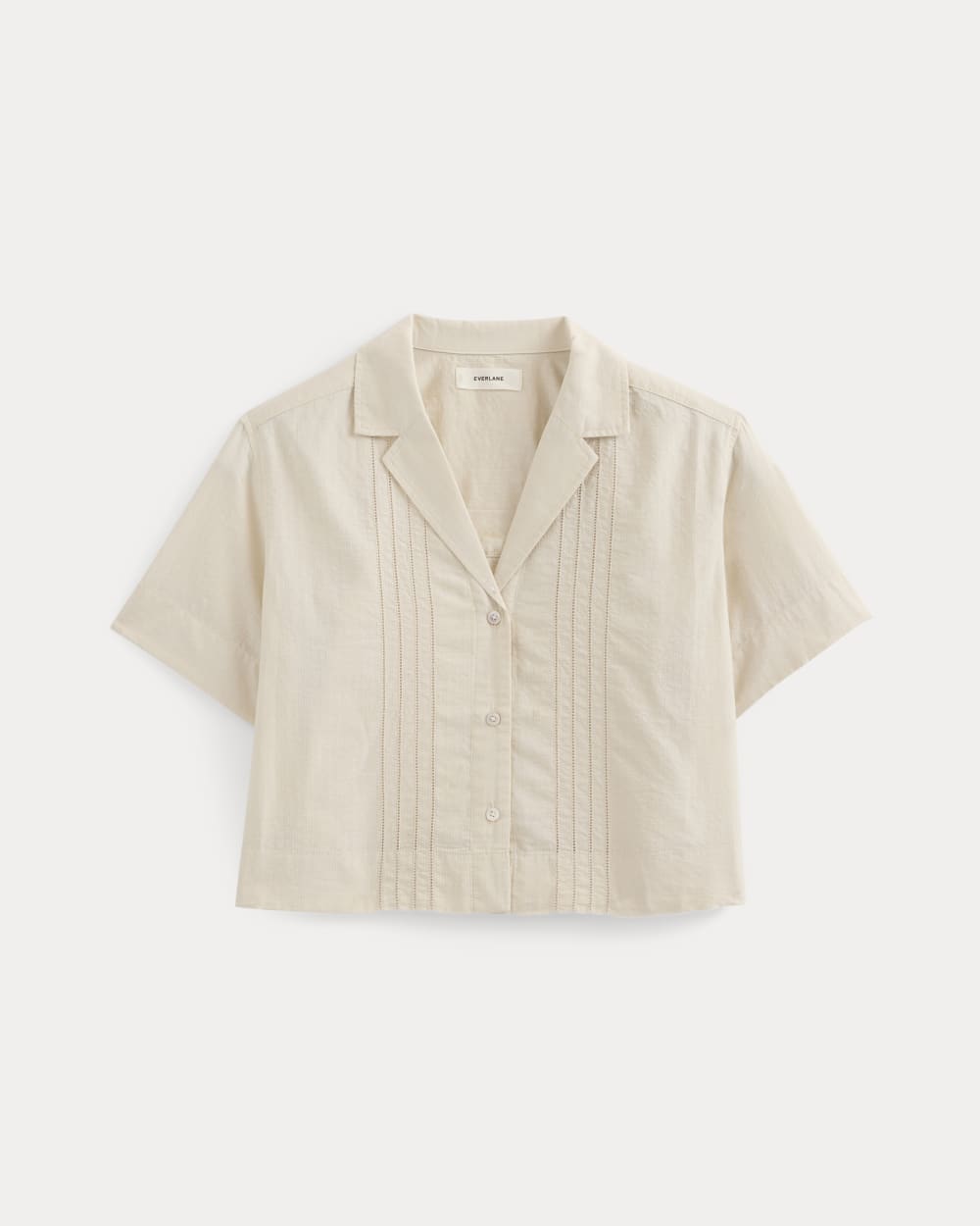 Cotton Gauze Resort Shirt in Birch — alternate view