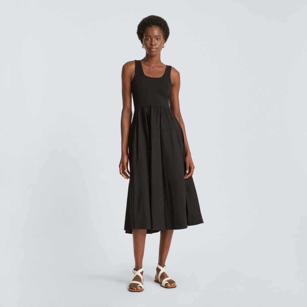 The Riviera Dress in Black — alternate view