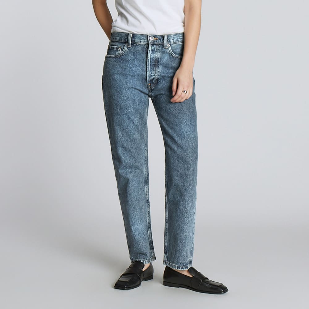 The Rigid Slouch Jean in Acid Wash — front view
