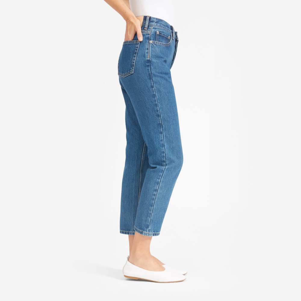 The ’90s Cheeky® Jean in Medium Blue Wash — detail view