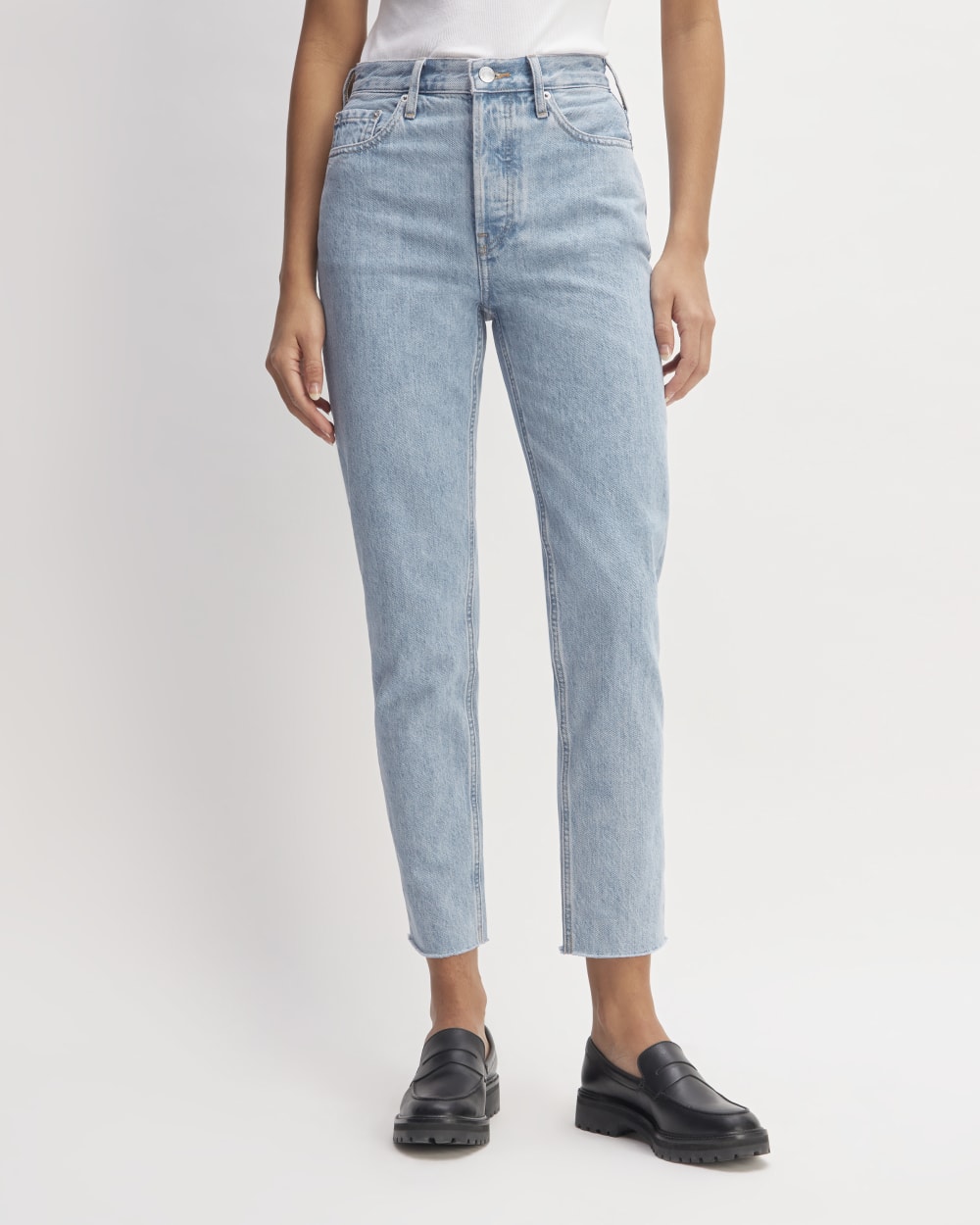 The ’90s Cheeky® Jean in Vintage Wash Blue — detail view
