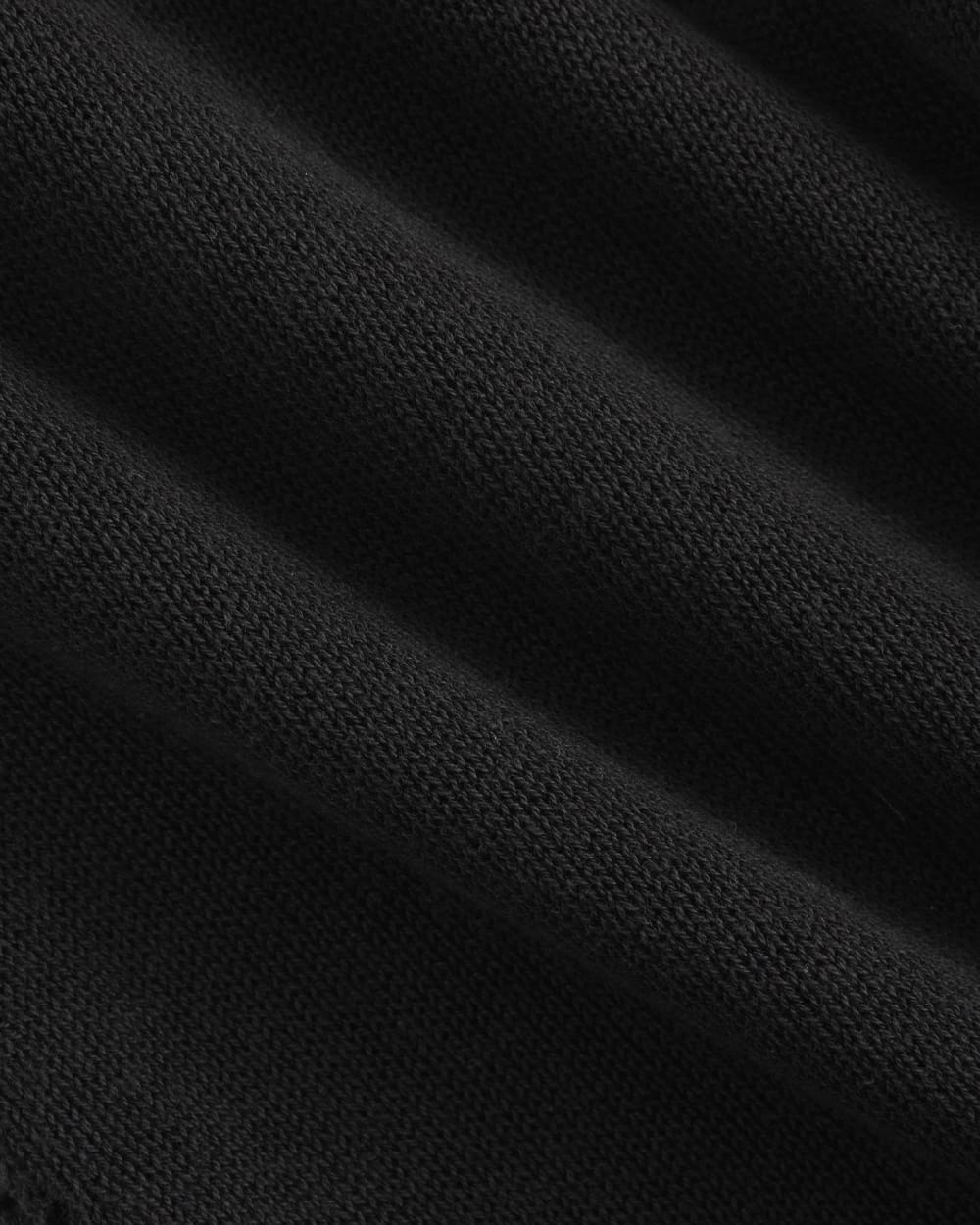 Lace-Knit Maxi Skirt in Black — detail view