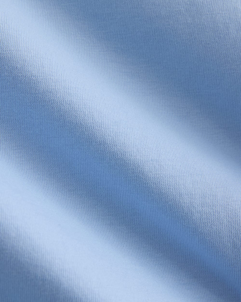 Oversized Seamed Tee in Open Air Blue — detail view