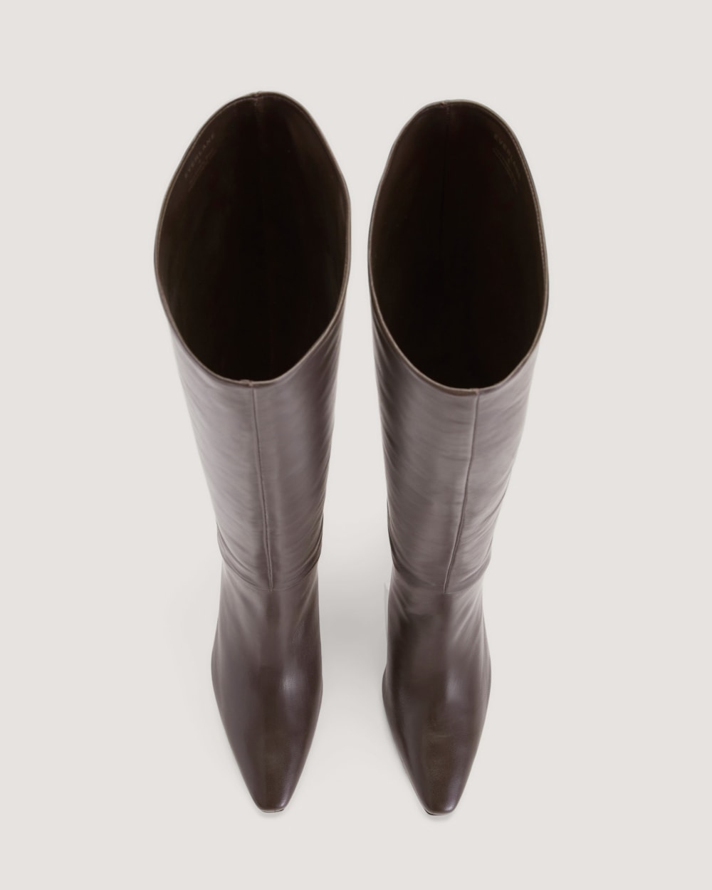 The Banana Boot in Dark Brown — detail view