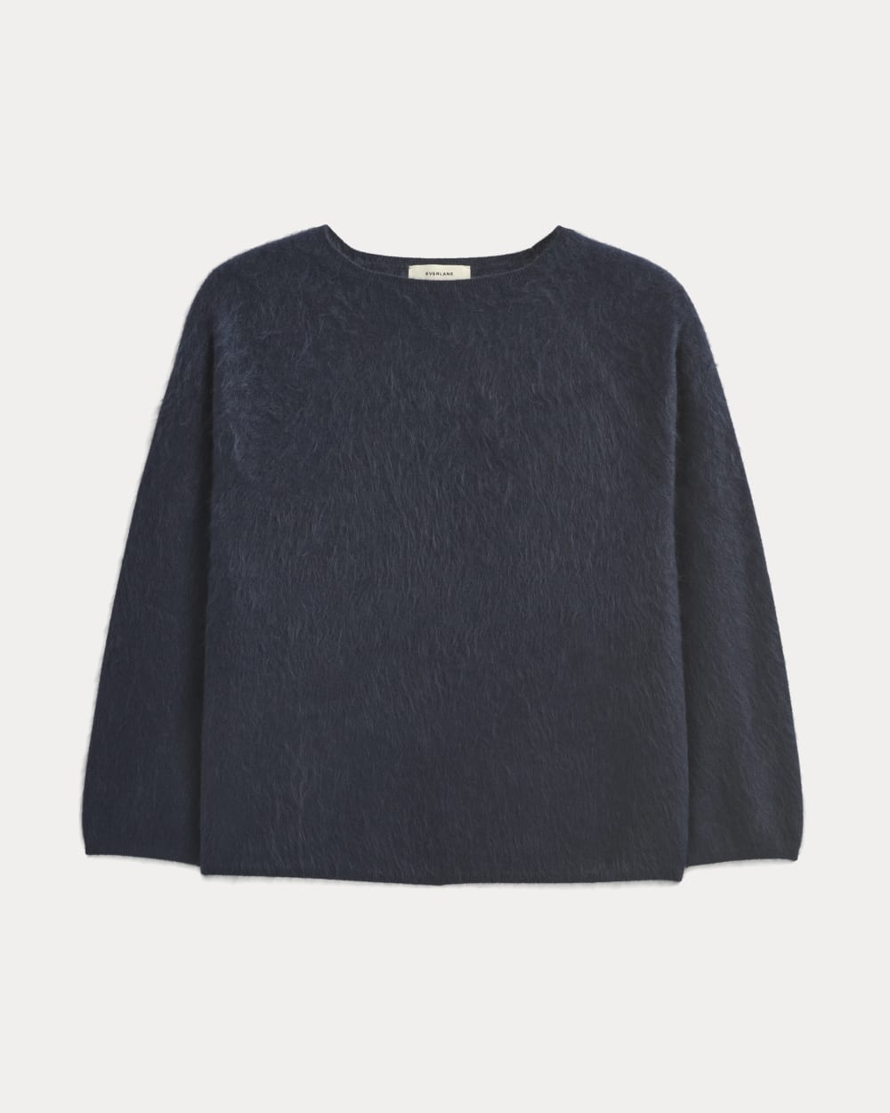 Lush Cashmere Boatneck Sweater in Starry Navy — alternate view
