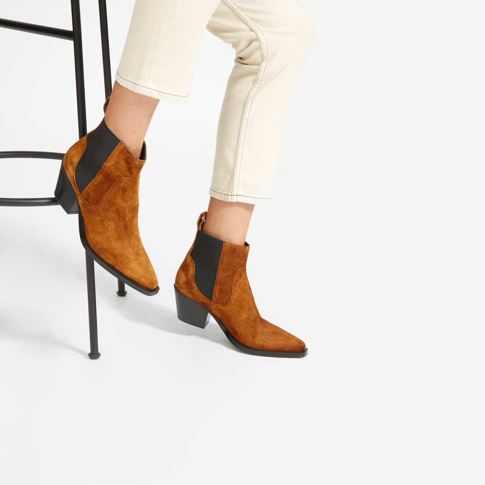 The Western Boot in Russet — detail view