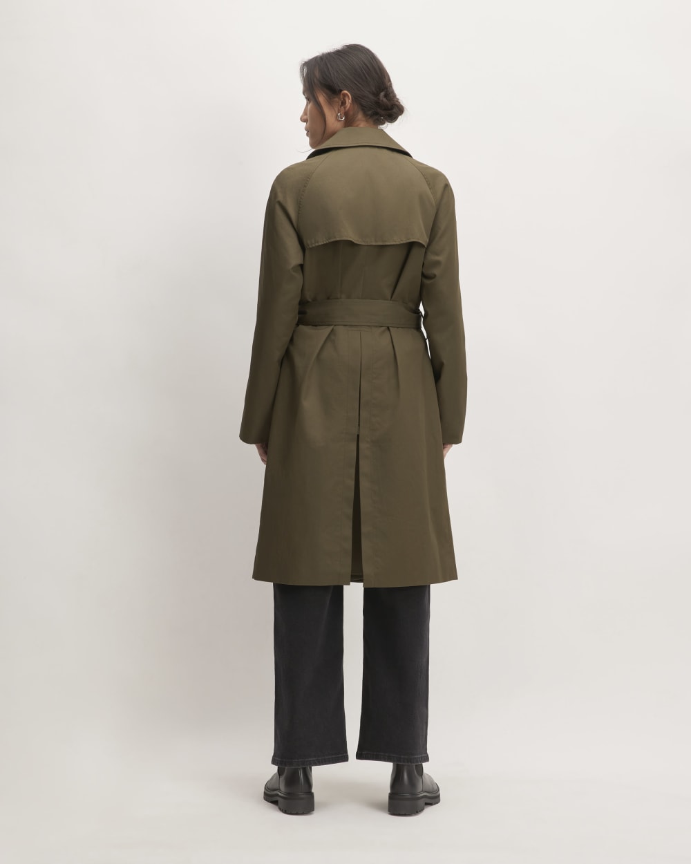 The Trench Coat in Beech — detail view
