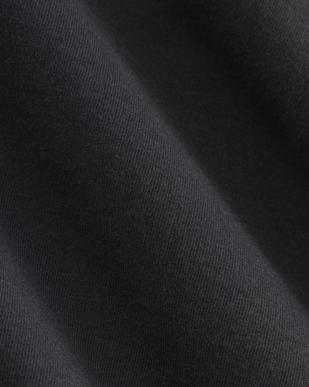 The Essential Square-Neck Tank in Black — detail view