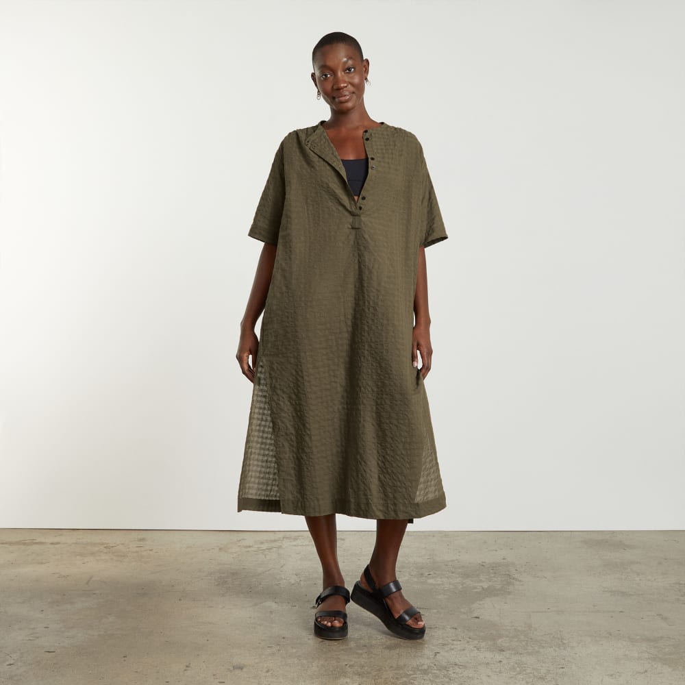 The Caftan Dress in Beech — alternate view