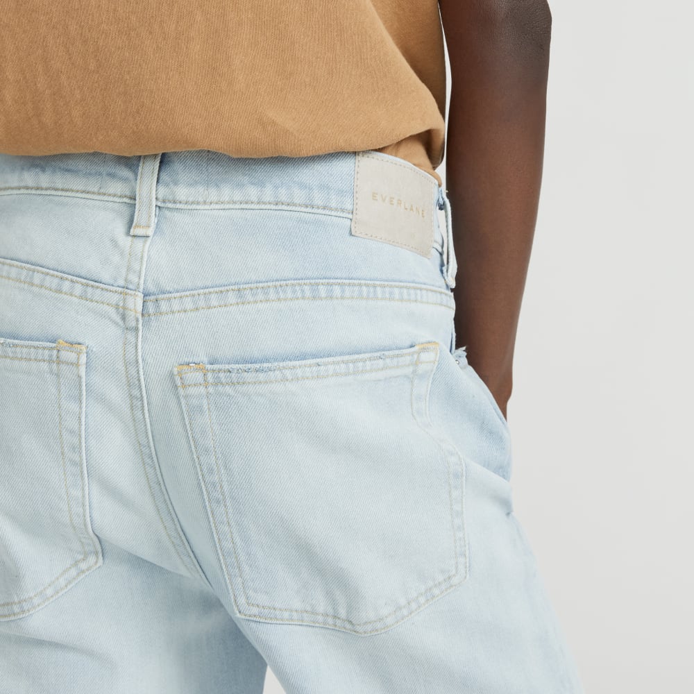 The High-Rise Flare Jean in Fog — detail view