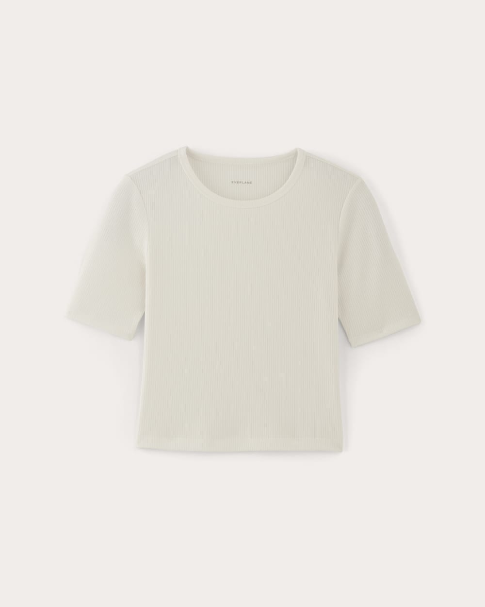 The Shimmy Tee in Bone — alternate view
