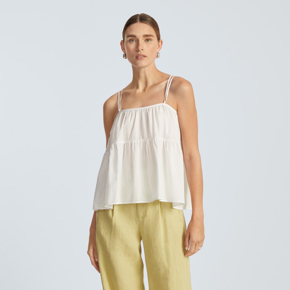 The Billow Cami in White — alternate view