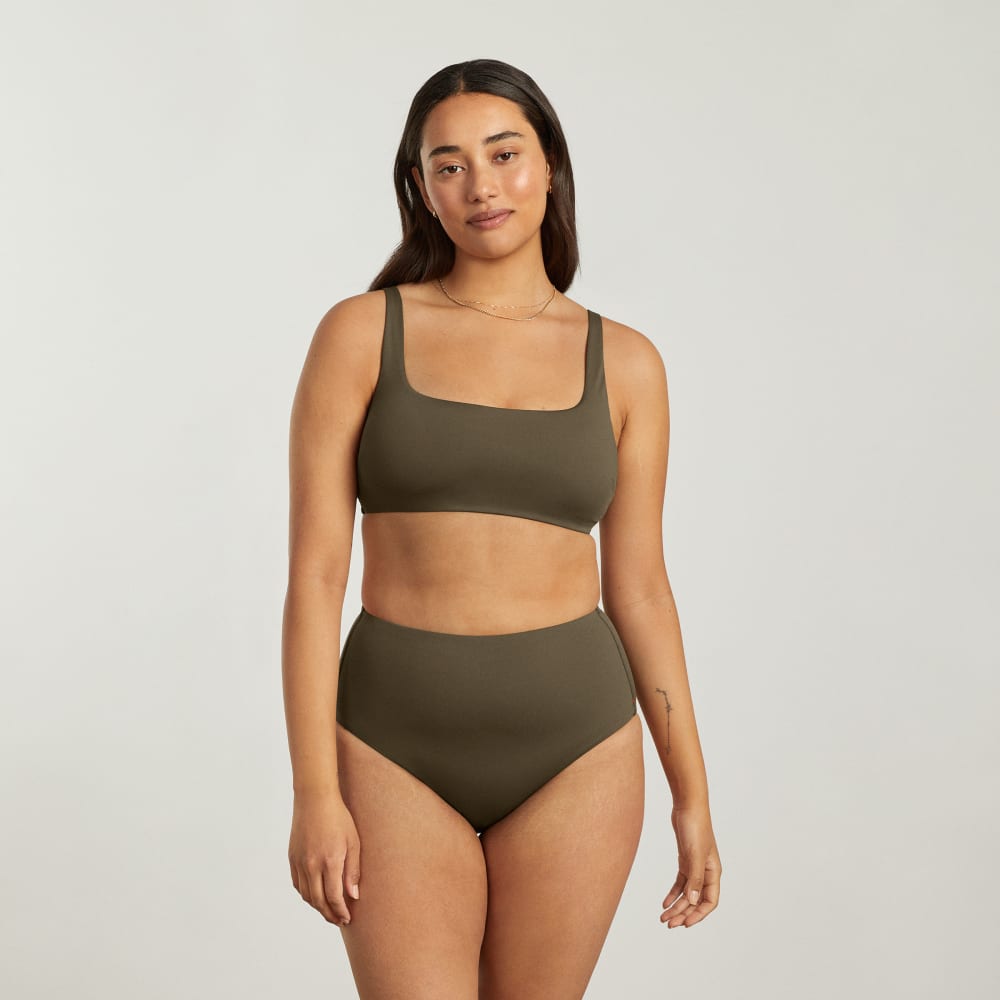 The High-Rise Hipster Bottom in Beech — detail view