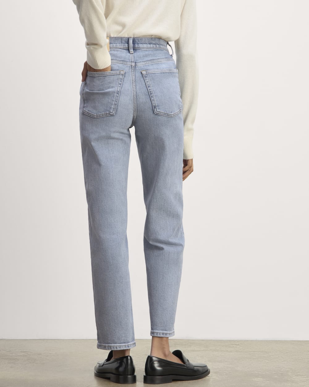 The Way-High® Jean in Salt Water — detail view