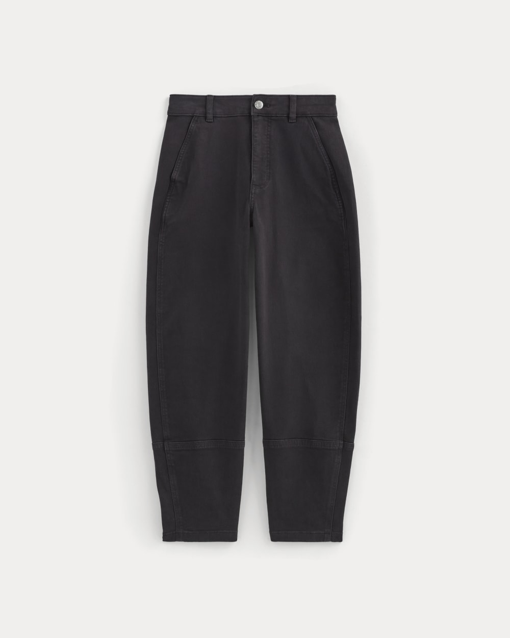The Utility Barrel Pant in Black — alternate view
