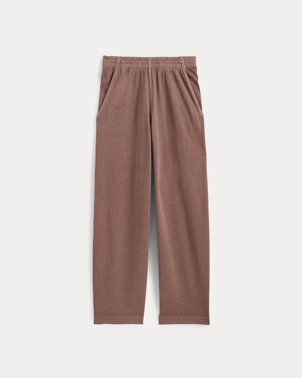 The Off-Duty Barrel Pant in Brown Garment Dye — alternate view